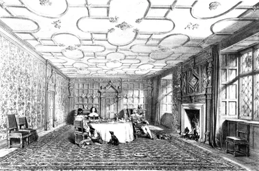 Esszimmer, Levens, Westmorland, 1848